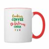 Cookies Coffee Christmas Cheer Contrast Coffee Mug