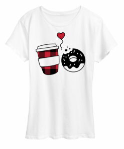 Coffee And Donut Shirt, Gift for her